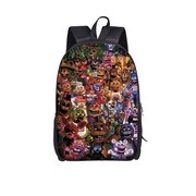 Five Nights At Freddy's Backpack FNAF Anime Bookbag 3D Printing Cartoon School Bag outdoor Multifunction Leisure Bag BLACK4